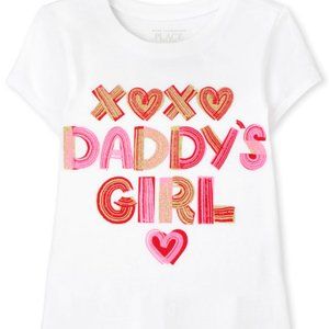 Children's Place Daddy's Girl T-shirt Valentines Several sizes NWT